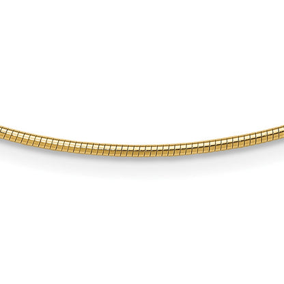 14K Gelbgold 1.4mm Rund Omega