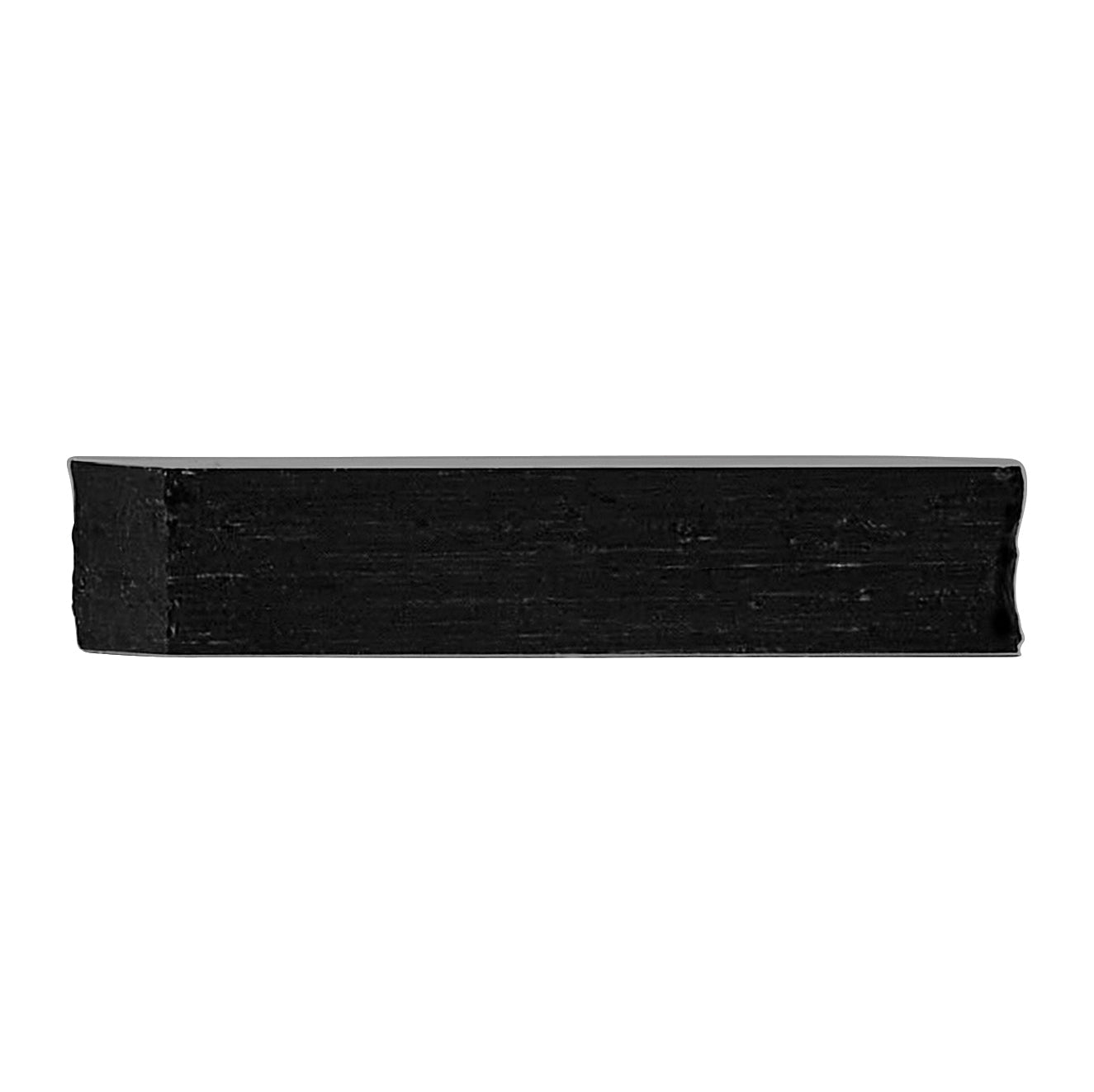 Edelstein 2 Pcs 6.5 X 2.3 Rechteck Schwarz Onyx Su1229