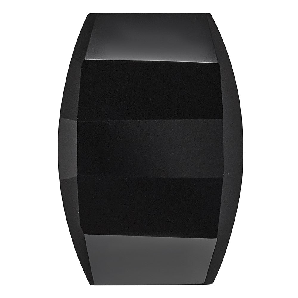 Edelstein Onyx 12mm X 10mm Barrel Schwarz Roll-top