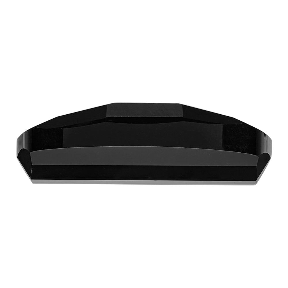 Edelstein Onyx 9.25mm X 7.90mm Stab Barrel Schwarz