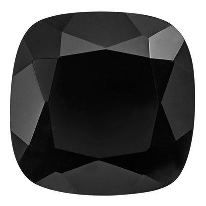 Edelstein 12x10 Kissen Schwarz Onyx Ftss 1.50 Dick
