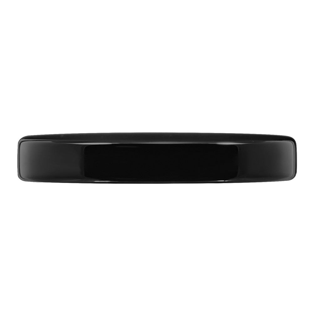 Edelstein 12x10 Oval Onyx Flach Oberteil 1.5 Mm