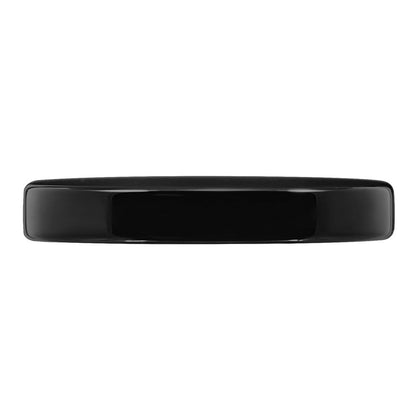 Edelstein 12x10 Oval Onyx Flach Oberteil 1.5 Mm