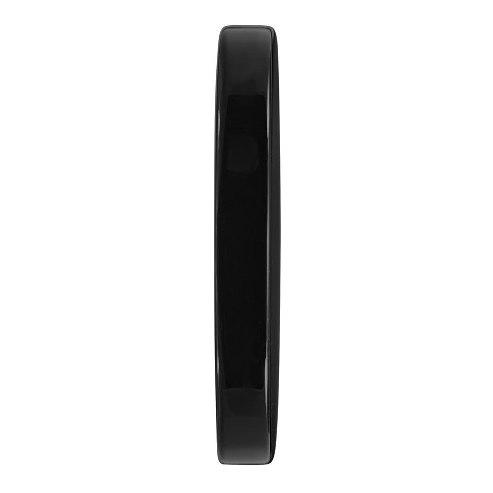 Edelstein 12x10 Oval Onyx Flach Oberteil 1.5 Mm