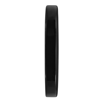 Edelstein 12x10 Oval Onyx Flach Oberteil 1.5 Mm