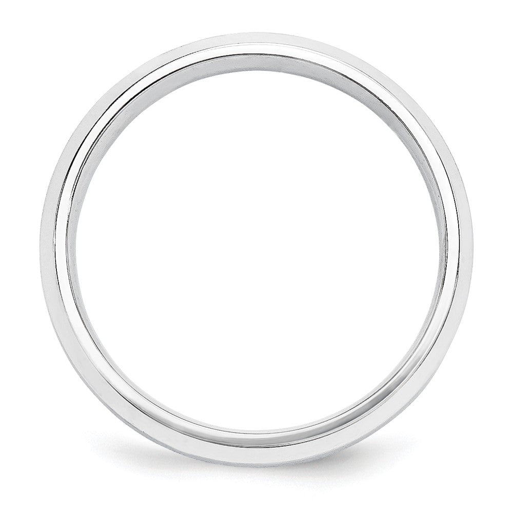 Platin 5mm Poliert Abgeschrägt Kante Ehering