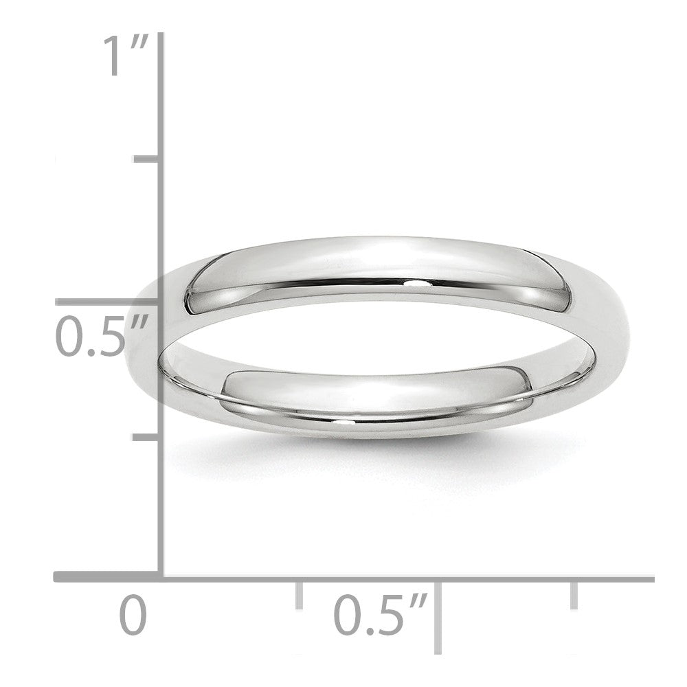 Platin 3mm Komfort-fit Ehering Ring