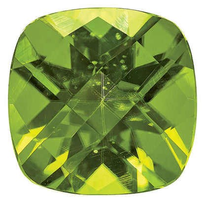 Edelstein Peridot Aa Qualität 7mm Antik Kissen Schachbrett