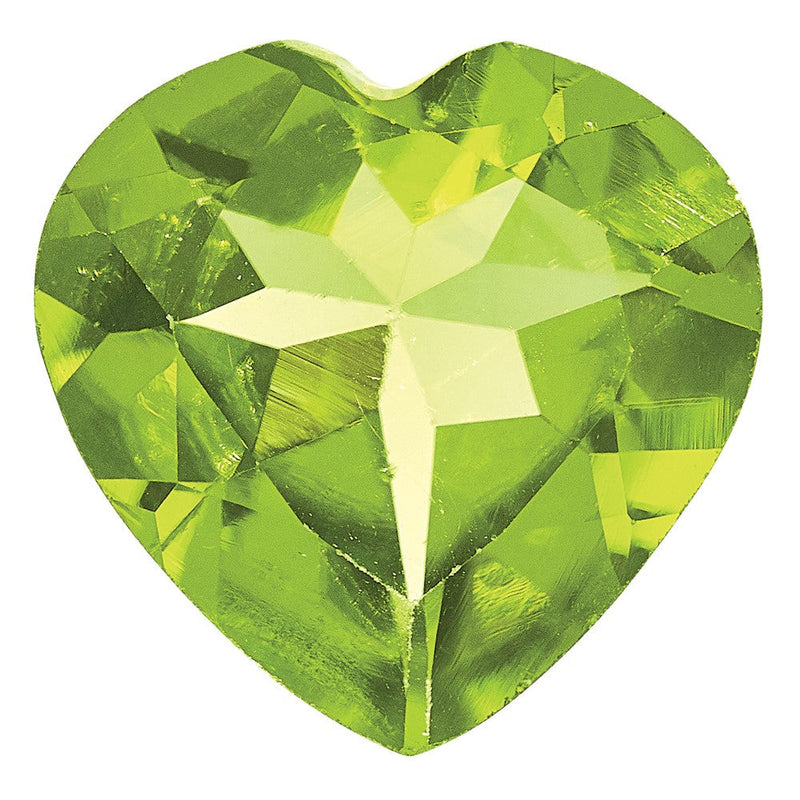 Edelstein Peridot Aa Qualität 7mm Herz