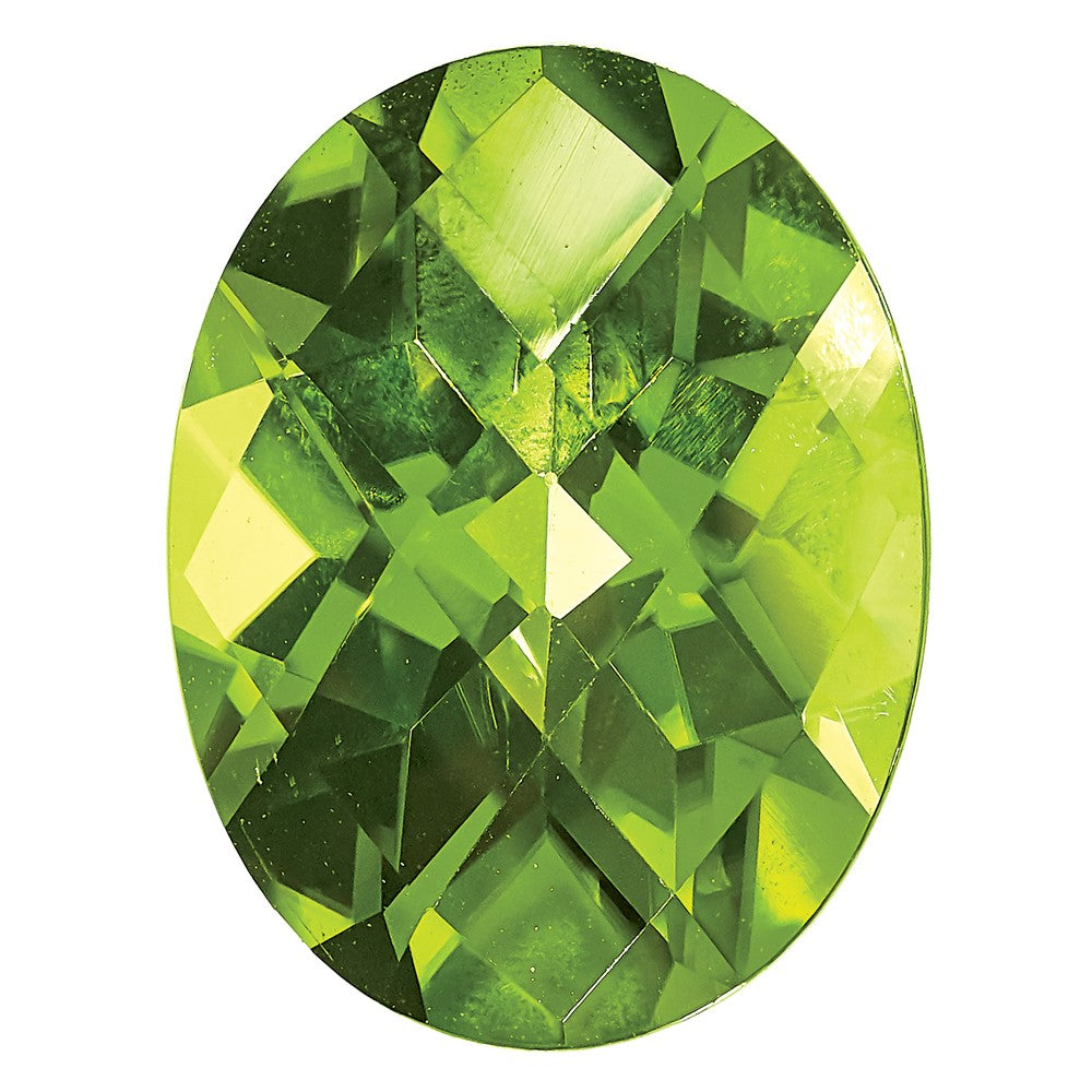 Edelstein Peridot Aa Qualität 10x8mm Oval Schachbrett