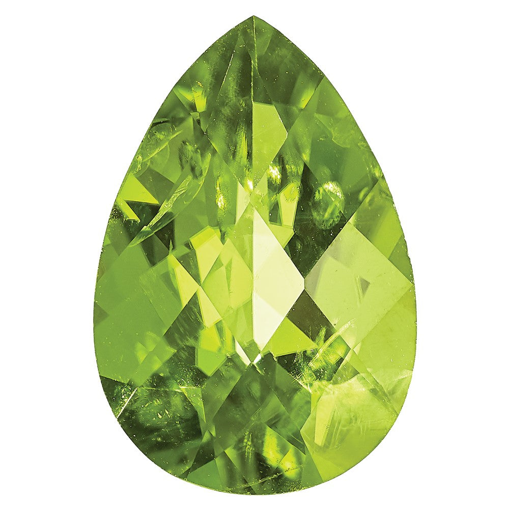 Edelstein Peridot Aa Qualität 10x7mm Tropfen Schachbrett