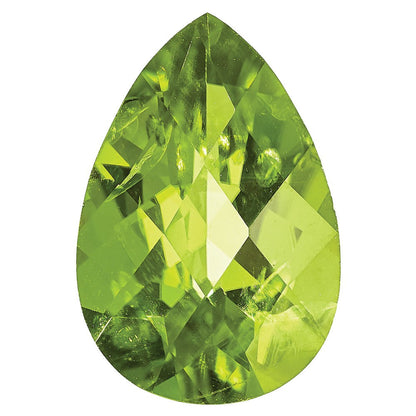 Edelstein Peridot Aa Qualität 8x5mm Tropfen Schachbrett