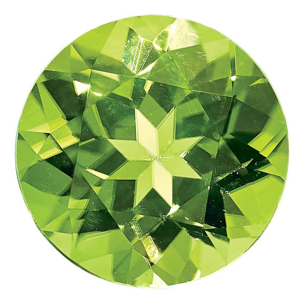 Edelstein Peridot Aa Qualität 7mm Rund