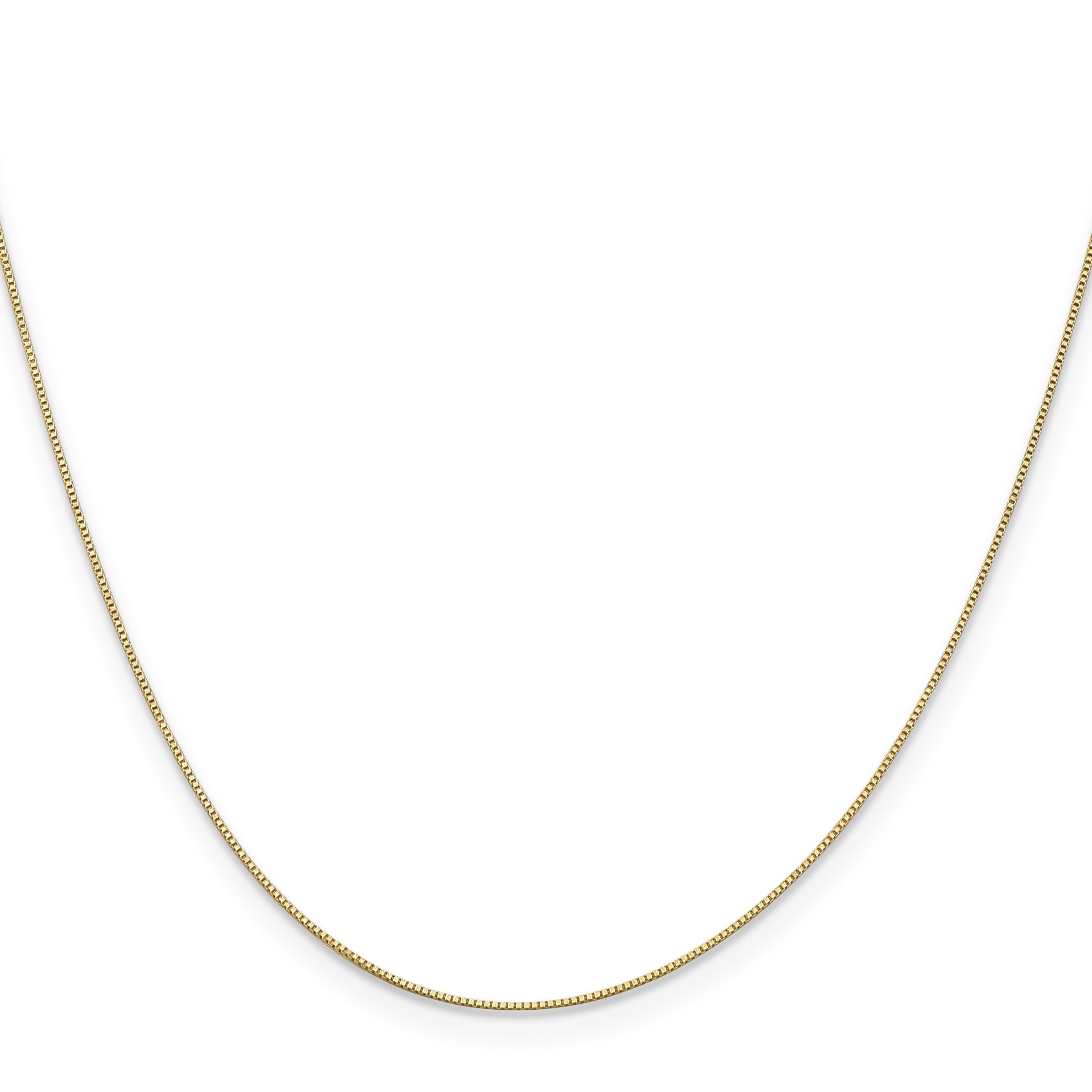 14K Gelbgold.5mm Venezianer mit Federring Verschluss Kette Kinder Halskette