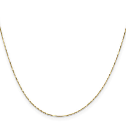 14K Gelbgold.5mm Venezianer mit Federring Verschluss Kette Kinder Halskette