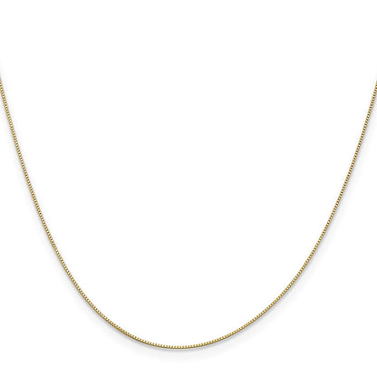 14K Gelbgold.5mm Venezianer mit Federring Verschluss Halskette