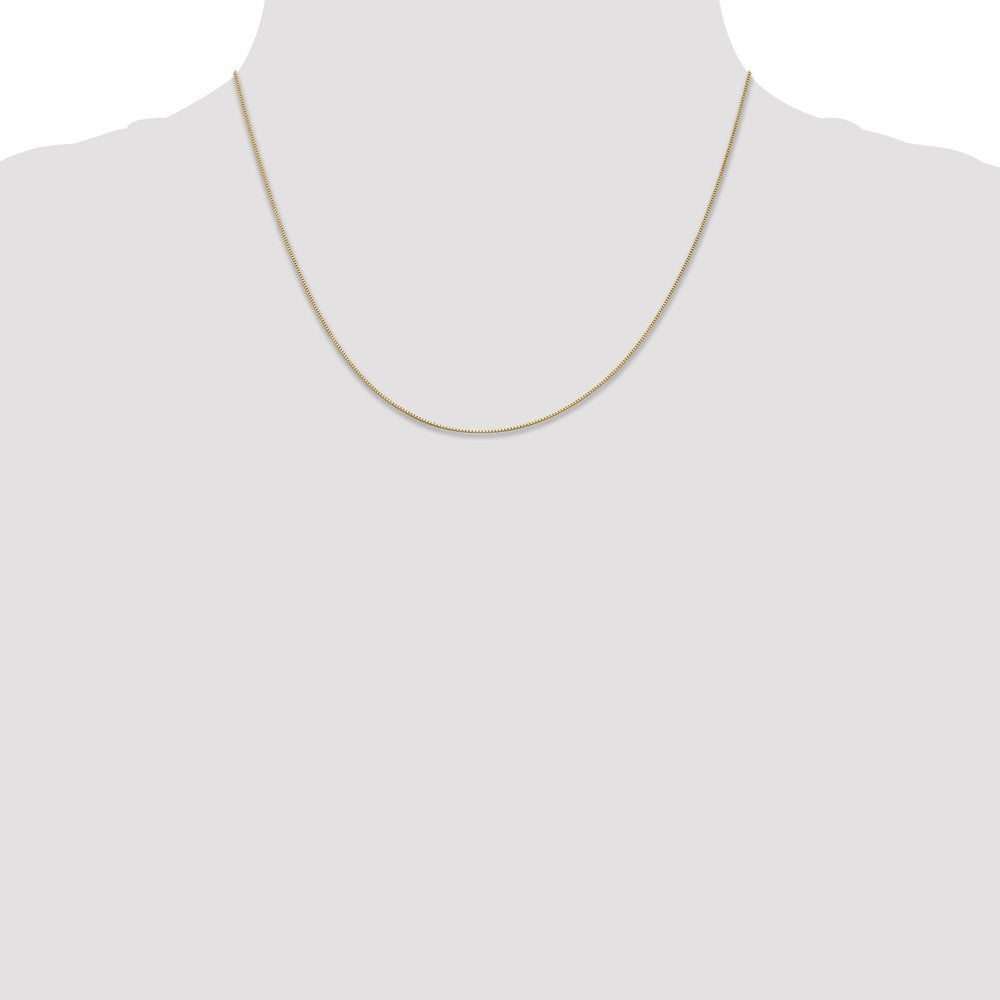 14K Gelbgold.5mm Venezianer mit Federring Verschluss Halskette