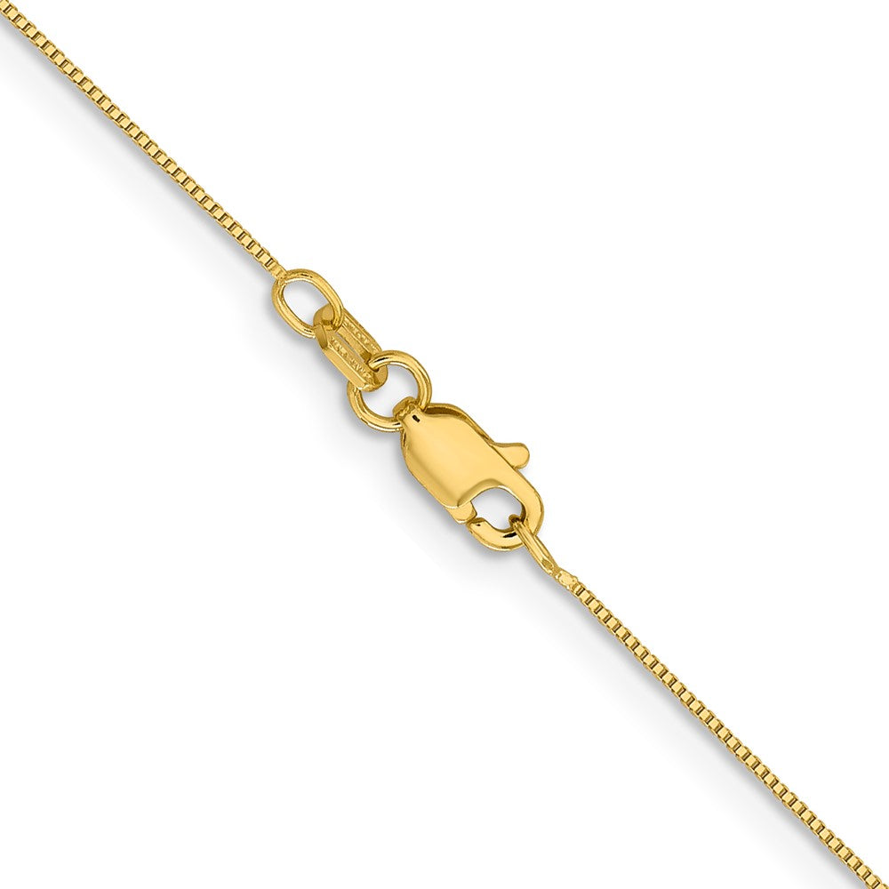 14K Gelbgold.5mm Venezianer mit Karabinerverschluss Halskette