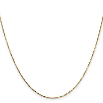 14K Gelbgold.7mm Venezianer mit Federring Verschluss Kette Kinder Halskette
