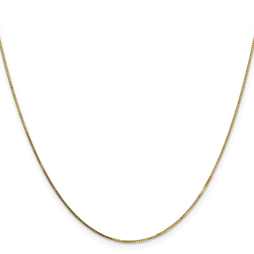 14K Gelbgold.7mm Venezianer mit Federring Verschluss Halskette
