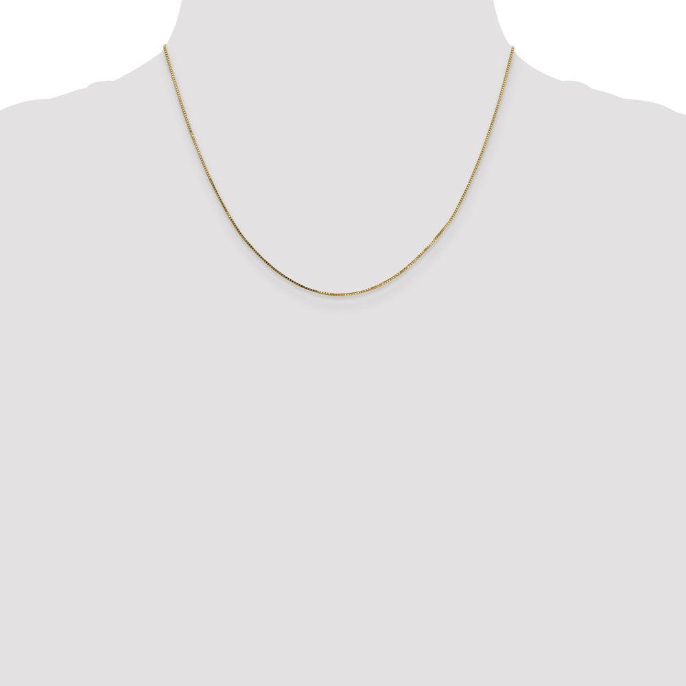 14K Gelbgold.7mm Venezianer mit Federring Verschluss Halskette