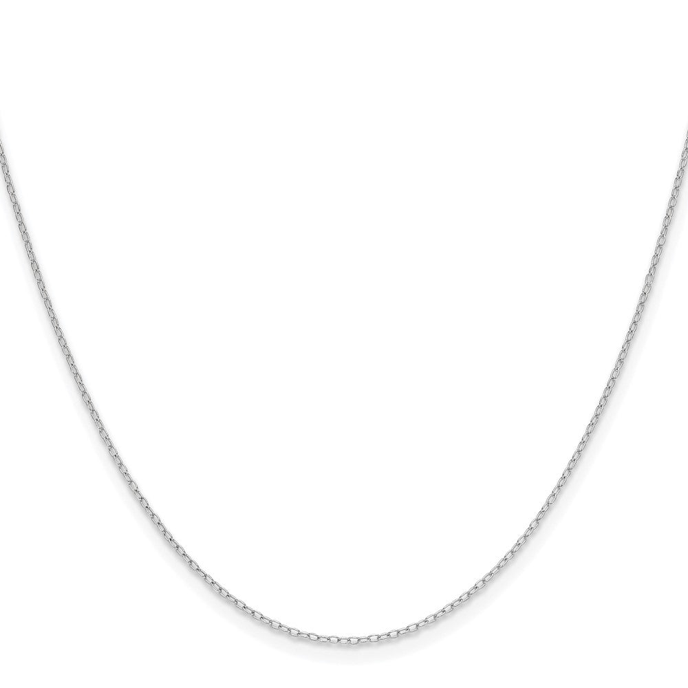 14K Weißgold.8mm Forzantine Ankerkette Halskette