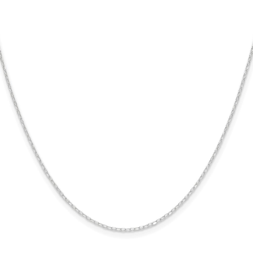14K Weißgold.8mm Diamantiert Forzantine Ankerkette Halskette