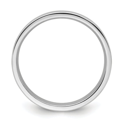 Platin 4mm Poliert Flach Ehering