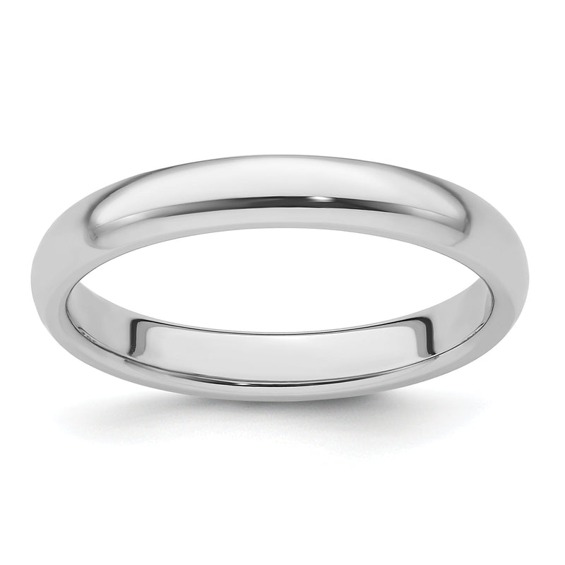 Platin 3mm Leicht Komfort-Passform Ehering