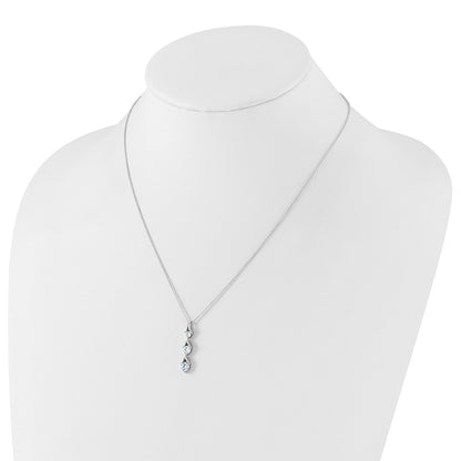 14K Weißgold True Origin 1 Karat Im Labor Gezüchtet Diamant Vs Def 18 Zoll Dreistein Anhänger Halskette