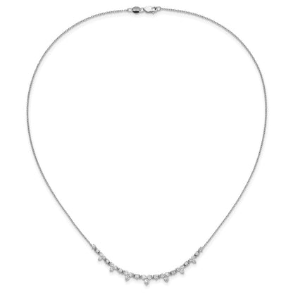 14K Weißgold True Origin 1 1/2 Karat Im Labor Gezüchtet Diamant Vs Def 18 Zoll Halskette
