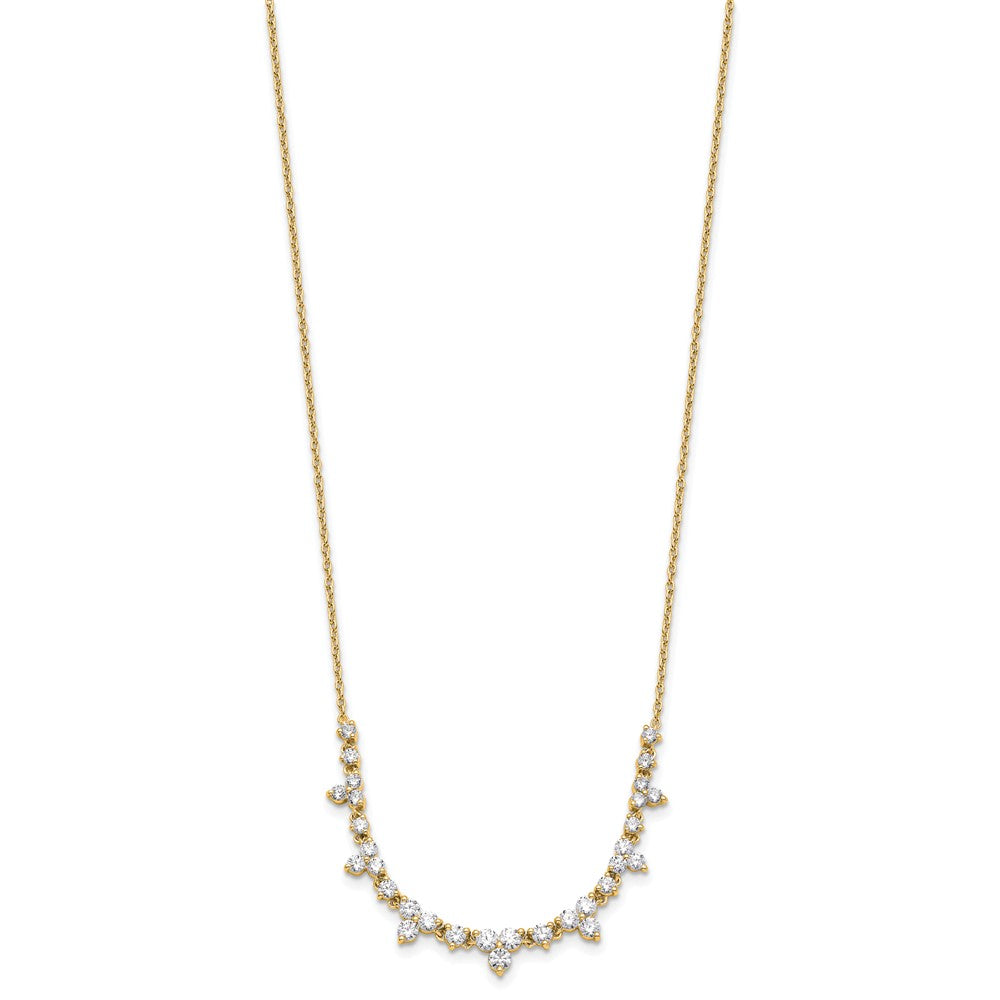 14K Gelbgold True Origin 1 1/2 Karat Im Labor Gezüchtet Diamant Vs Def 18 Zoll Halskette