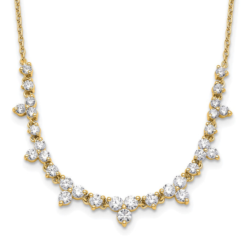 14K Gelbgold True Origin 1 1/2 Karat Im Labor Gezüchtet Diamant Vs Def 18 Zoll Halskette