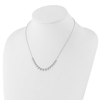 14K Weißgold True Origin 2 Karat Im Labor Gezüchtet Diamant Vs Def 18 Zoll Halskette