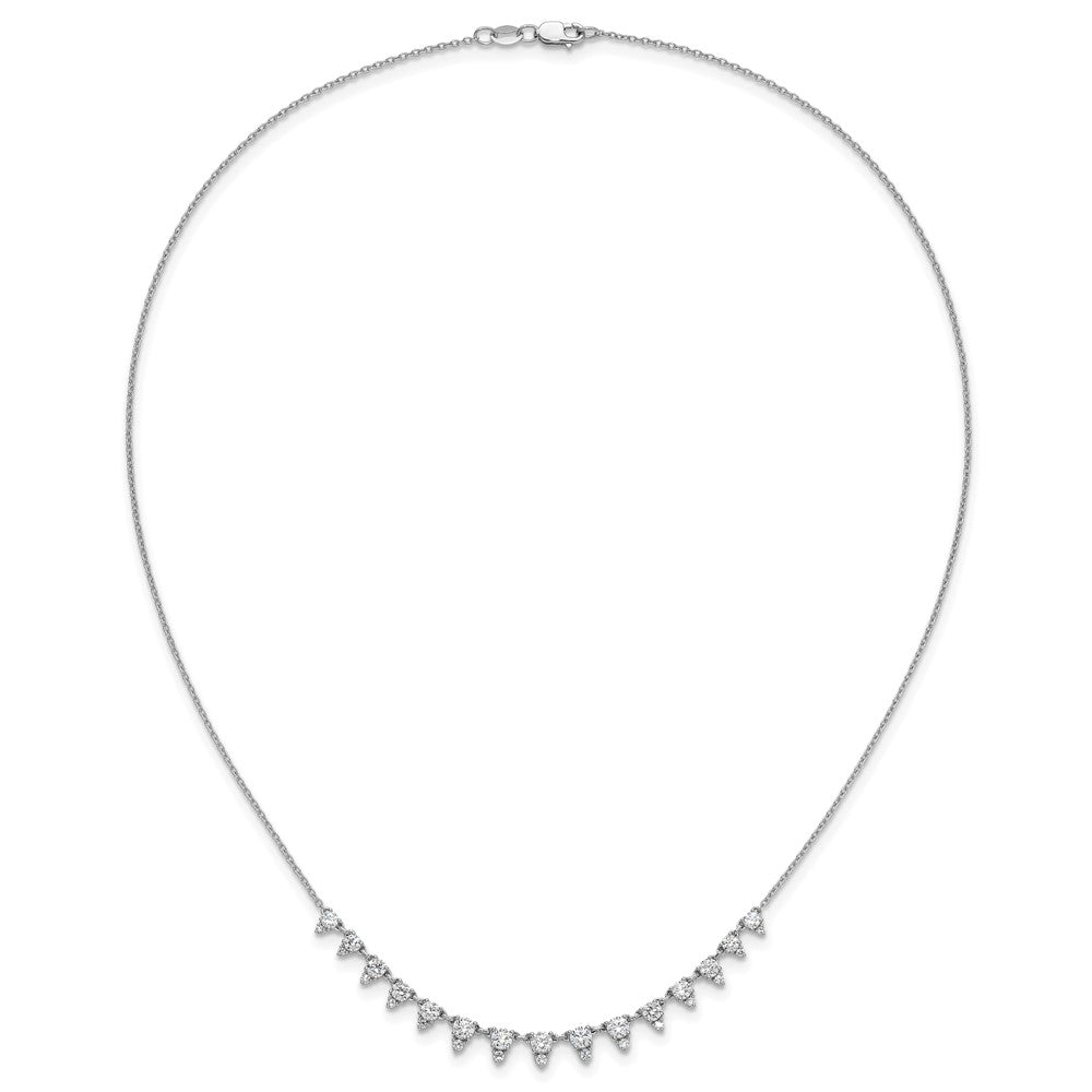14K Weißgold True Origin 2 Karat Im Labor Gezüchtet Diamant Vs Def 18 Zoll Halskette