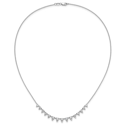 14K Weißgold True Origin 2 Karat Im Labor Gezüchtet Diamant Vs Def 18 Zoll Halskette
