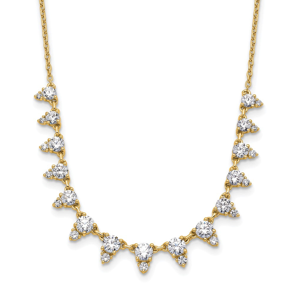 14K Gelbgold True Origin 2 Karat Im Labor Gezüchtet Diamant Vs Def 18 Zoll Halskette