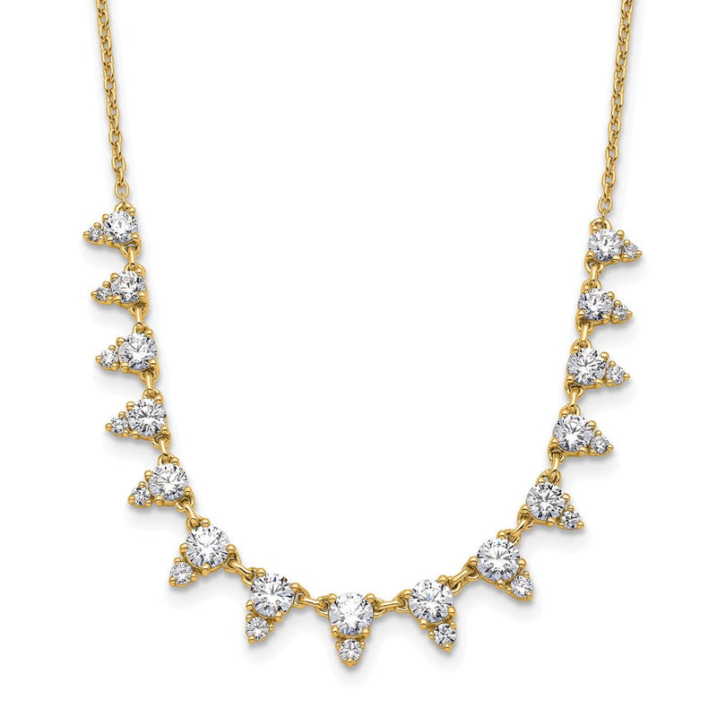 14K Gelbgold True Origin 2 Karat Im Labor Gezüchtet Diamant Vs Def 18 Zoll Halskette
