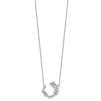14K Weißgold True Origin 1 Karat Im Labor Gezüchtet Diamant Vs Def 18 Zoll Mode Halskette