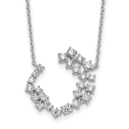 14K Weißgold True Origin 1 Karat Im Labor Gezüchtet Diamant Vs Def 18 Zoll Mode Halskette
