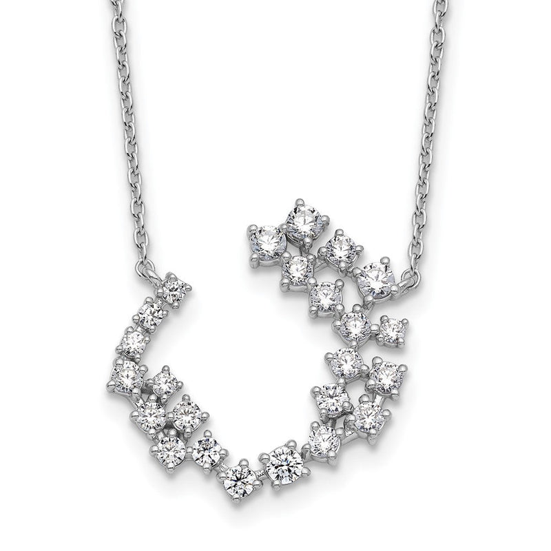 14K Weißgold True Origin 1 Karat Im Labor Gezüchtet Diamant Vs Def 18 Zoll Mode Halskette