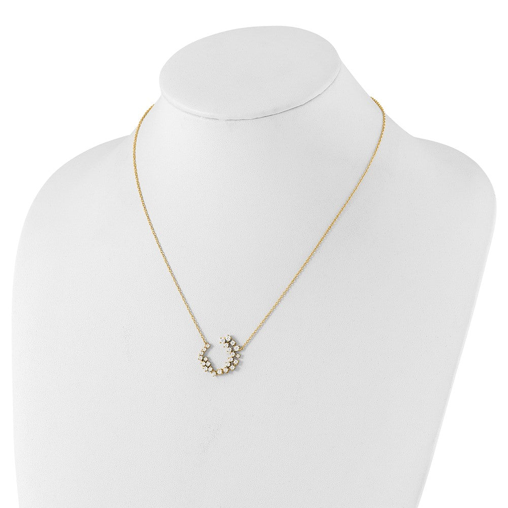 14K Gelbgold True Origin 1 Karat Im Labor Gezüchtet Diamant Vs Def 18 Zoll Mode Halskette