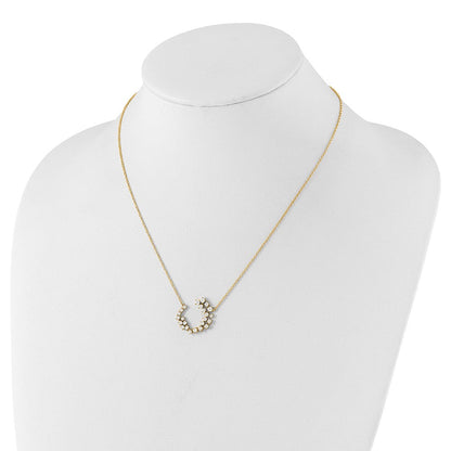 14K Gelbgold True Origin 1 Karat Im Labor Gezüchtet Diamant Vs Def 18 Zoll Mode Halskette