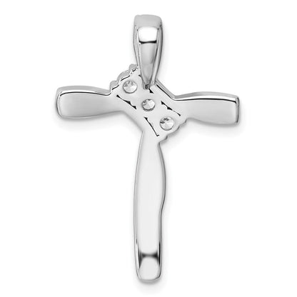 14K Weißgold Kettenanhänger mit 0,875 ct. im Labor gezüchteten Diamanten, VS/SI+ G+