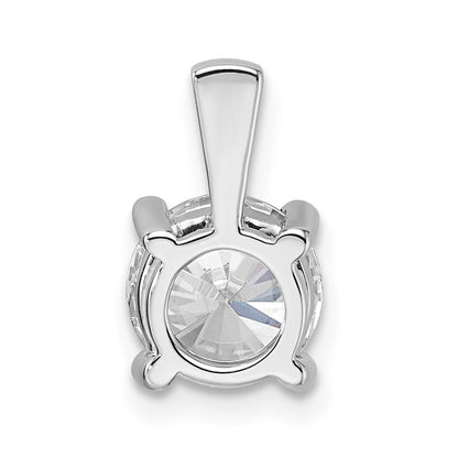 14K Weißgold Vier-Krappen-Anhänger mit 1,5 ct. zertifiziertem, im Labor gezüchtetem rundem Diamanten VS/SI+ G+