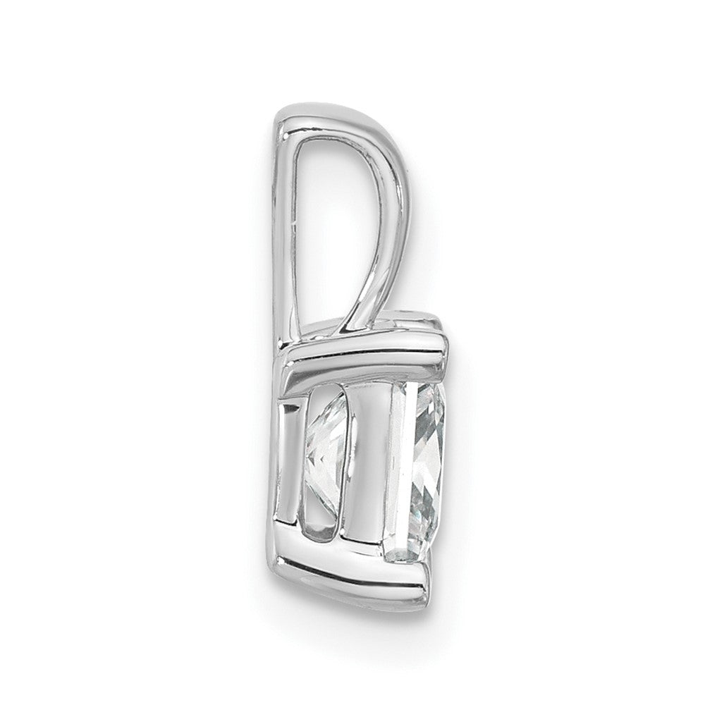 14K Weißgold 1,5 ct. Zertifizierter Labordiamant VS/SI+ G+ Princess-Schliff Komplett-