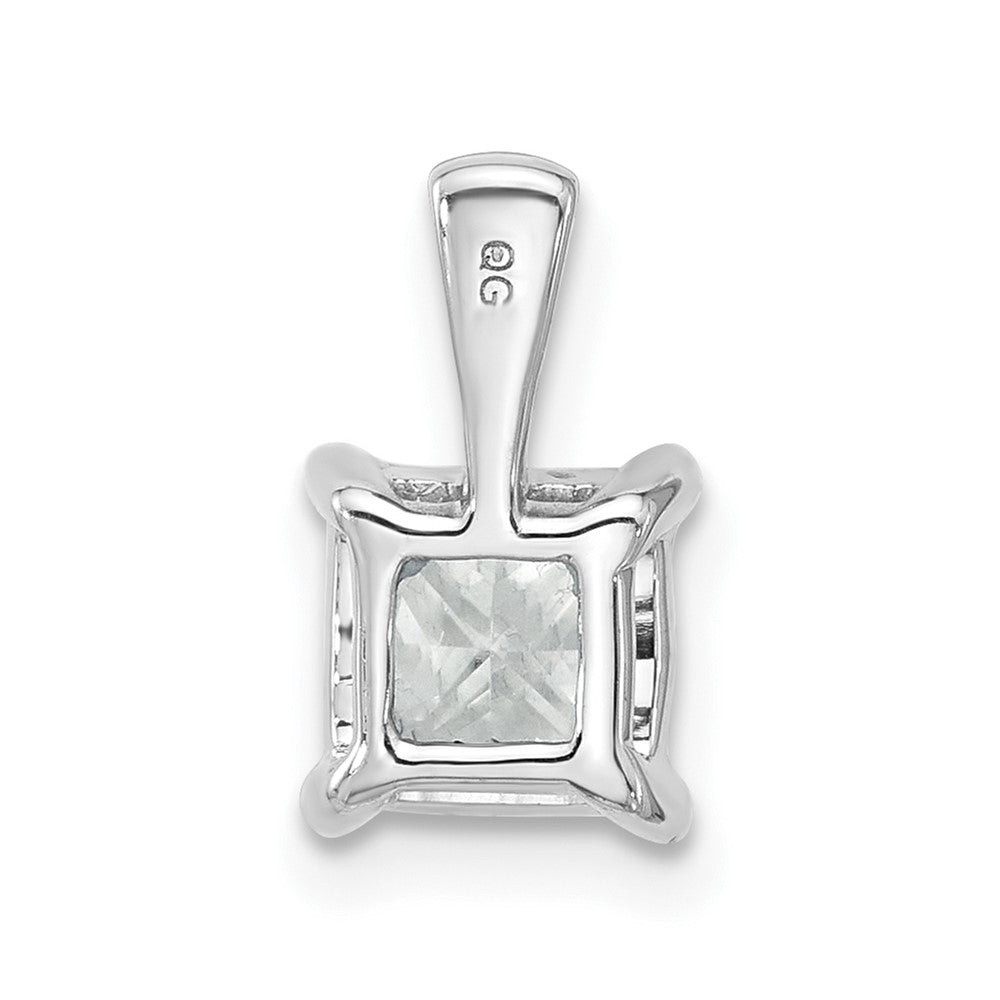 14K Weißgold 1,5 ct. Zertifizierter Labordiamant VS/SI+ G+ Princess-Schliff Komplett-