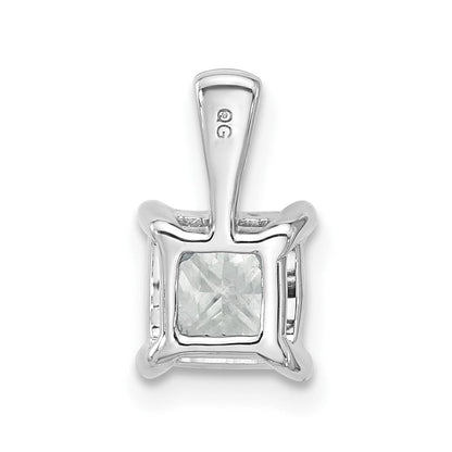 14K Weißgold 1,5 ct. Zertifizierter Labordiamant VS/SI+ G+ Princess-Schliff Komplett-