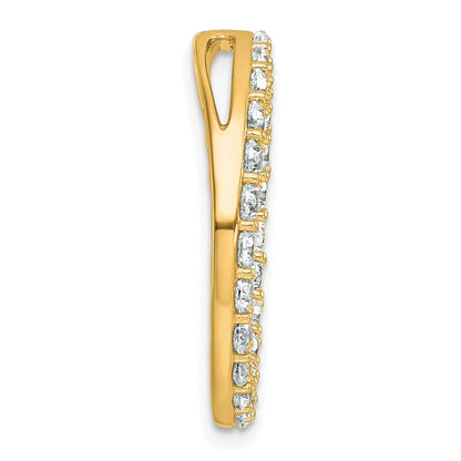 14K Gelbgold 14K 2 Karat Im Labor Gezüchtet Diamant Vs/si+ G+ Kreis Kette Anhänger