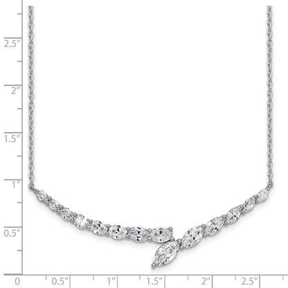 14K Weißgold 4 Ct. Im Labor Gezüchtet Diamant Vs/si+ G+ 16 Zoll Halskette